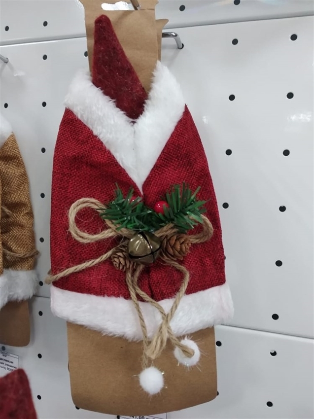 Рождественская декорация украшение на бутылку 9920678 - фото 25651