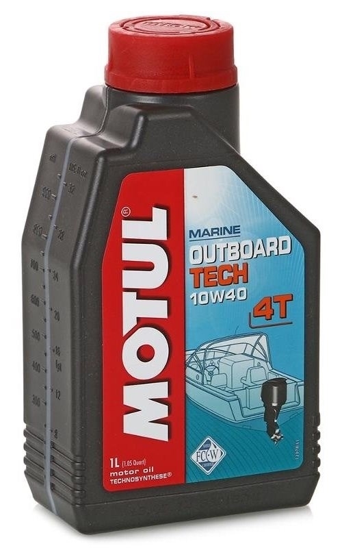 Масло моторное Motul Outboard Tech 10W-40 4Т, 1 л - фото 46341