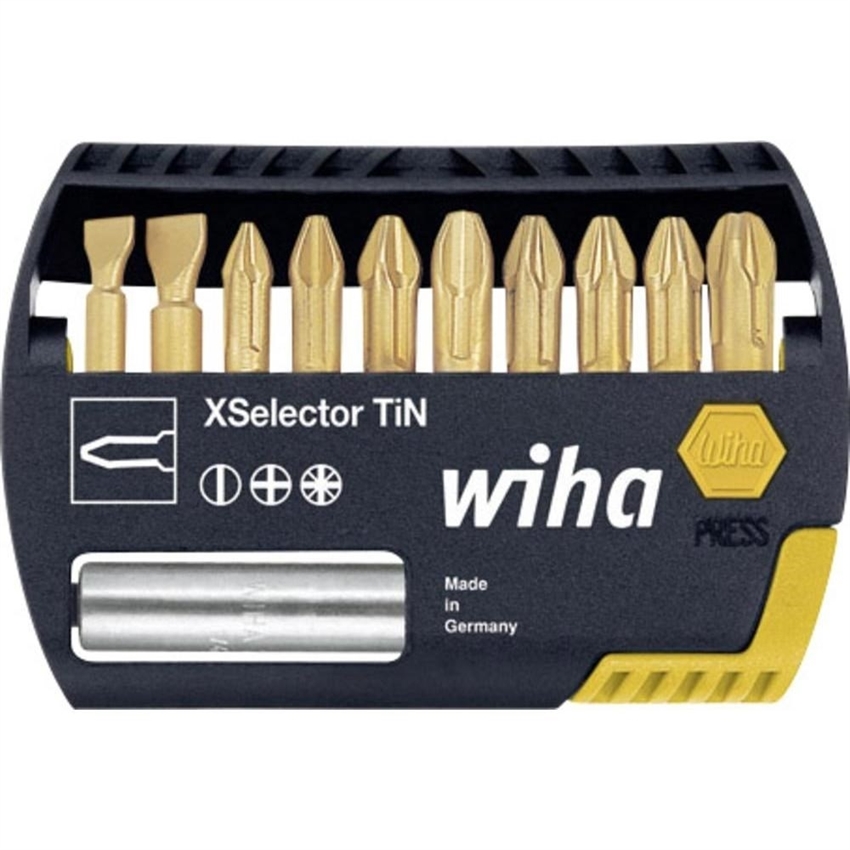 Набор бит XSelector TiN 25мм смешанная комплектация 11предметов 26977 - фото 59820