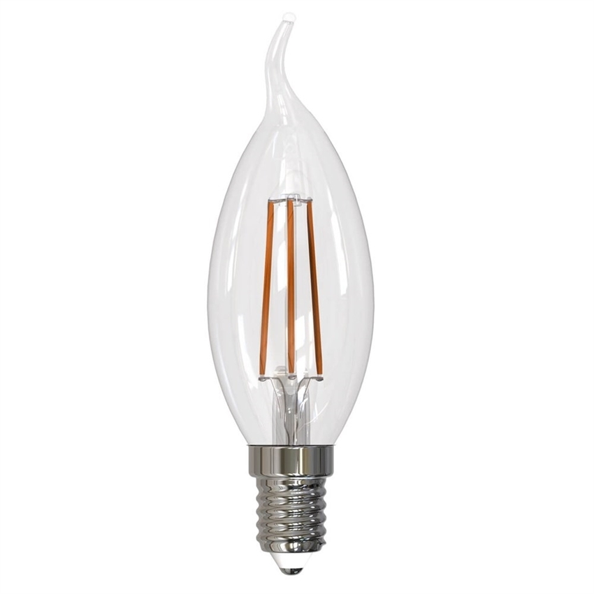 Лампа светодиодная Uniel LED-CW35-6W/NW/E14/CL PLS02WH - фото 60752