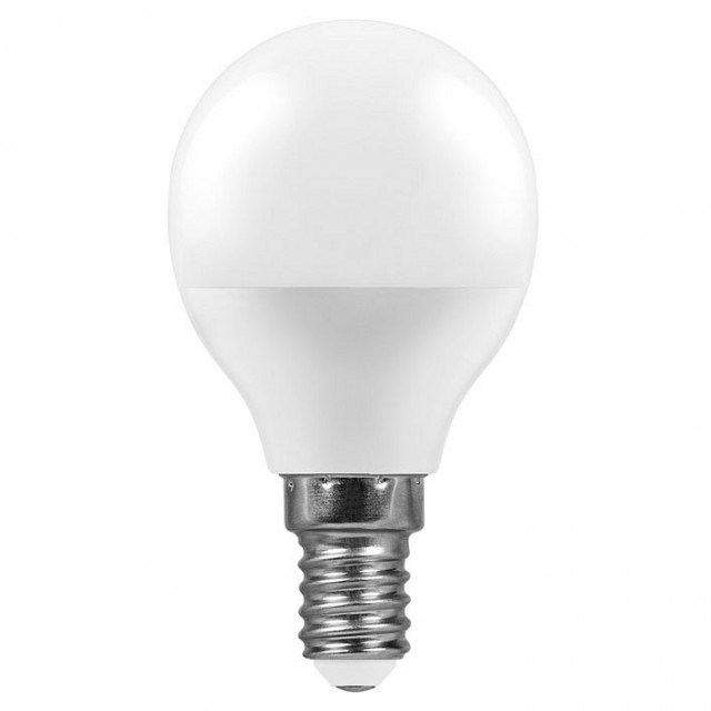 Лампа Feron LB-550 (9W) 230V,E14, 2700K, G45, 25801 - фото 64022
