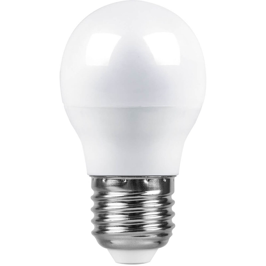 Лампа Feron LB-550 (9W) 230V,E27, 4000K, G45, 25805 - фото 64028