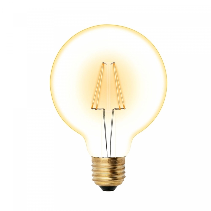 Лампа светодиодная Vintage LED-G95-6W/Golden/E27 GLV21GO - фото 67787