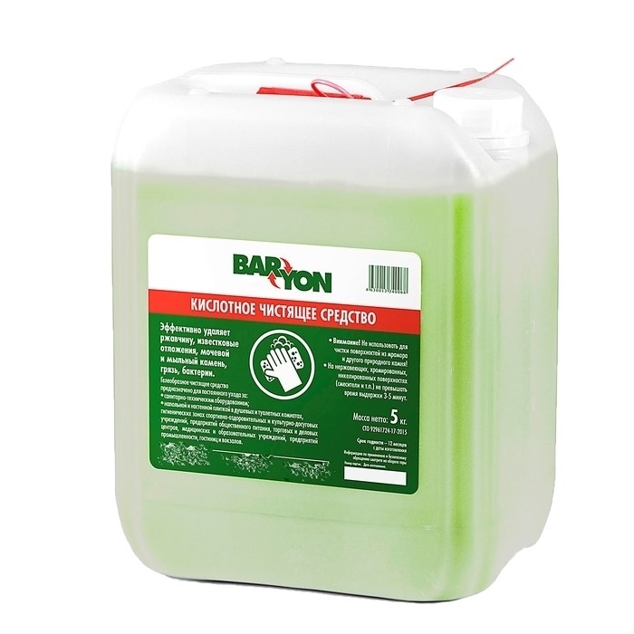 Средства для очистки поверхности Aqualeon Чистящее средство Барион (кислотное)