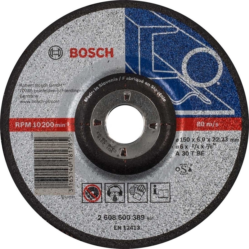 Круг шлифовальный по металлу Bosch 150*6 - фото 69871
