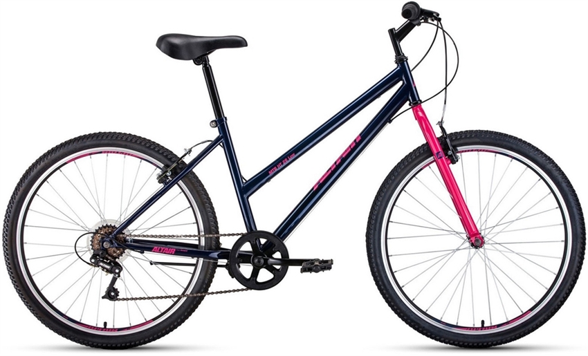 Велосипед Altair MTB HT 26  low темно-синий/розовый - фото 77642