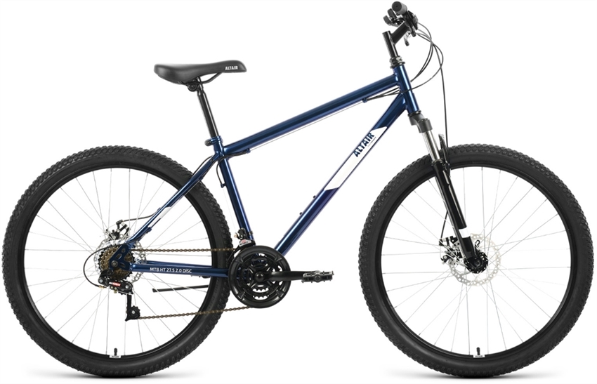 Велосипед Altair MTB HT 27,5  2,0 disc темно-синий/белый - фото 77646