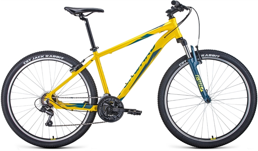 Велосипед Apache 27,5 1.0 желтый/зеленый - фото 77652