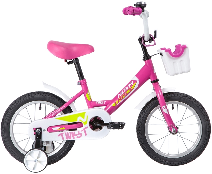 Велосипед NOVATRACK 14  Twist, розовый, 139624 - фото 77837