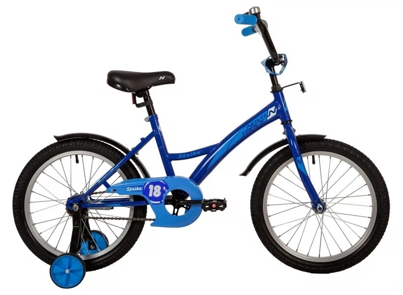 Велосипед NOVATRACK 18  STRIKE синий, 153754 - фото 77842