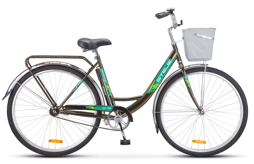 Велосипед STELS Navigator 345, дорожный, зеленый - фото 77975