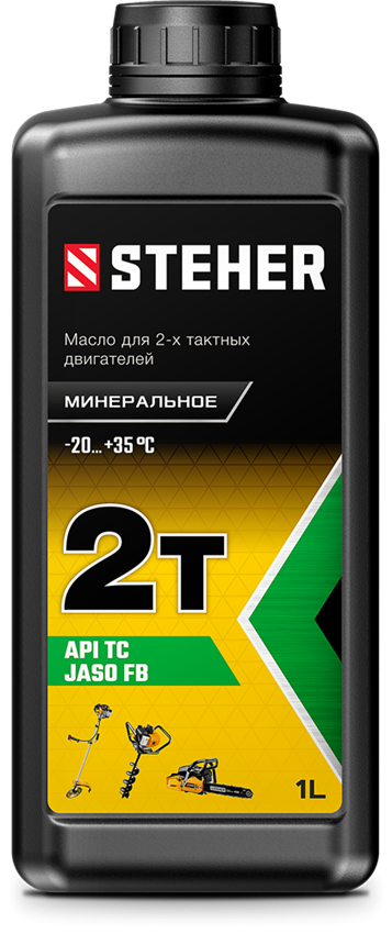 Масло Steher 2T-M 1Л  минеральное 2Т 70601-1