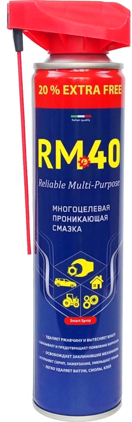 Смазка многоцелевая проникающая RM-40 450мл (аэр.), RM-767 - фото 81089