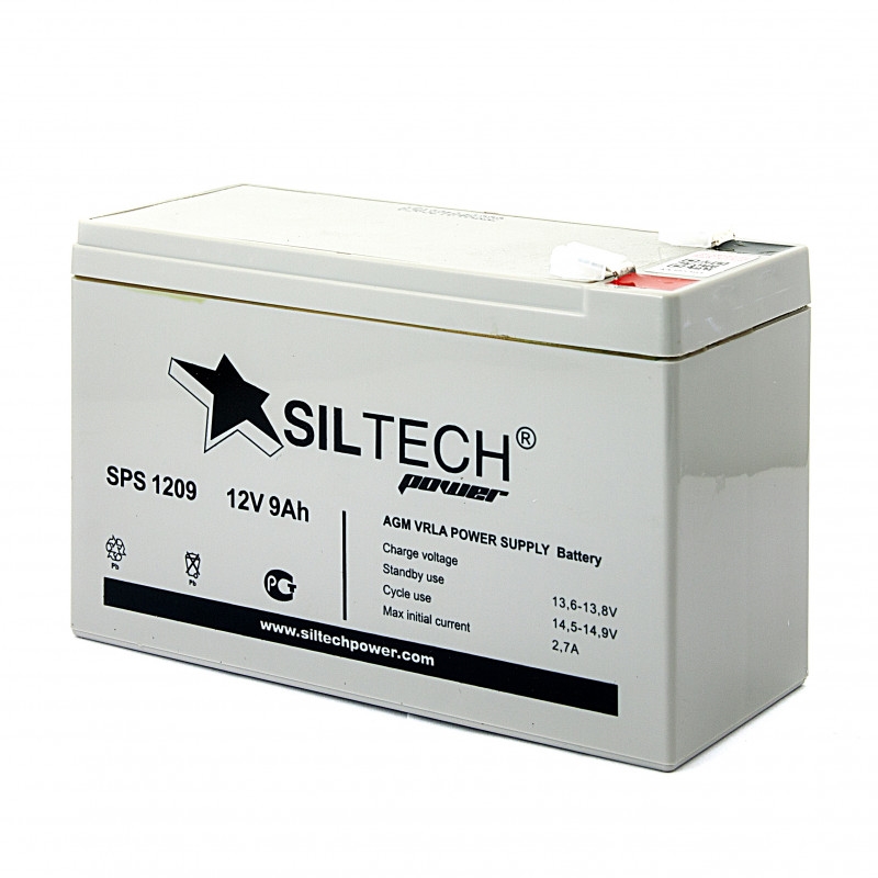 Аккумулятор SILTECH 12В SPS1209 - фото 81106