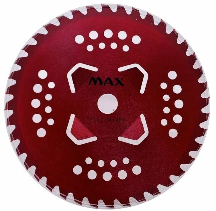 Диск для бензокосы  MAX  255*25,4*40 зуб B0229D - фото 81473