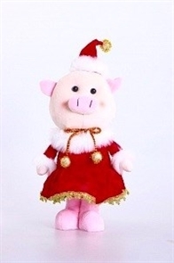 Рождественская декорация Свинья 11 дюймов S9918022G