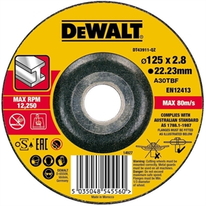 Круг отрезной по металлу DeWALT 125*3,0 DT43911