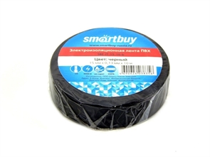 Изолента Smartbuy 0,13х15мм, 10м, черная (SBE-IT-15-10-b)