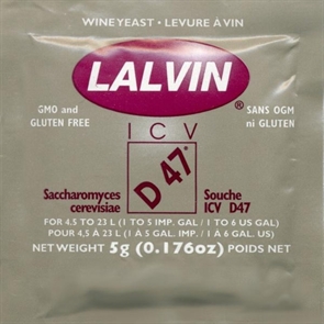 Дрожжи винные LALVIN D-47