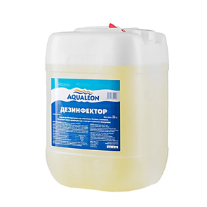 Дезинфицирующее средство для бассейнов  AQUALEON  жидкий хлор 33л.