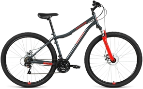 Велосипед Altair MTB HT 29  2,0 disc темно-серый/красный