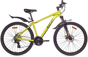 Велосипед BLACK AQUA Cross 2791 D matt 27.5  лимонный GL-403D