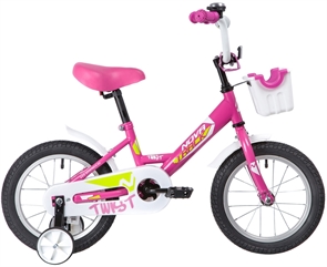 Велосипед NOVATRACK 14  Twist, розовый, 139624