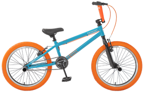 Велосипед TECH TEAM Goof 20   BMX бирюзово-оранжевый