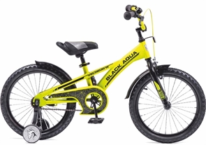 Велосипед BLACK AQUA Velorun 16  1s лимонный KG1619