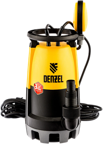 Дренажный насос для чистой и грязной воды DP-600S Denzel, 97268