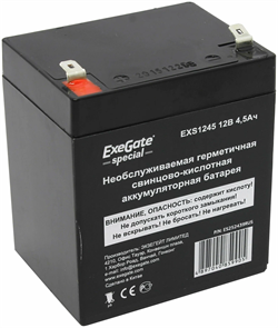 Аккумулятор ExeGate EXS 1245 12V 4.5Ah