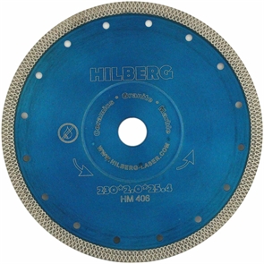Диск алмазный Hilberg HM406 Turbo ультратонкий 230*25.4мм