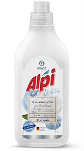 Концентрированное жидкое средство для стирки Grass  Alpi white gel , 1л, 125868