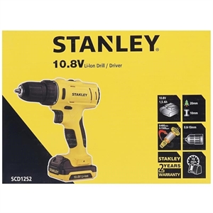 Аккумуляторная дрель STANLEY SCD 12 S2 - фото 22797