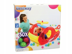 Бассейн детский сухой BESTWAY HelicopterBallPit 52183 - фото 26539