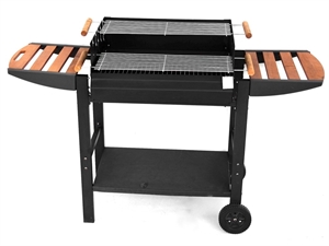 Барбекю прямоугольный на колесах - фото 26814