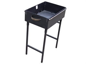 Мангал сталь 3 мм без ребра жесткости 600x350 мм - фото 26905