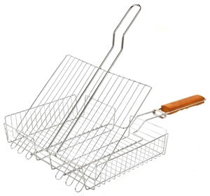 Решетка-гриль хромированная Palisad 315x410x70 мм 69562 - фото 26971