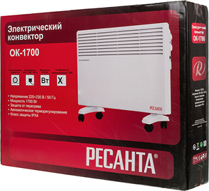 Тепловой конвектор РЕСАНТА ОК-1700 - фото 27549