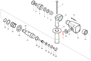 Крышка MAKITA HR2440 417628-1 - фото 31689