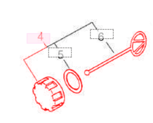 Ж14 Пробка топливного бака SRM2305/4300 13100455530 - фото 32493
