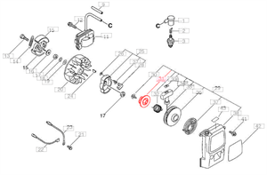 Ж15 Храповик стартера SRM330/350ES 022008460 - фото 32568