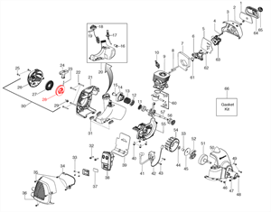 Ж22 Шкив стартера б/к Husqvarna 125 - фото 32653