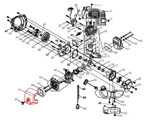 З11 Крышка воздушного фильтра Т262/266/HT625R/726 70030040123 - фото 33287