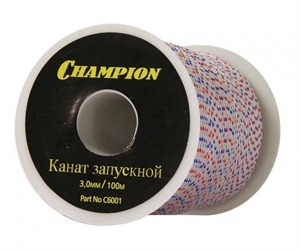 Шнур стартера Champion 3,0мм C6001 - фото 33637