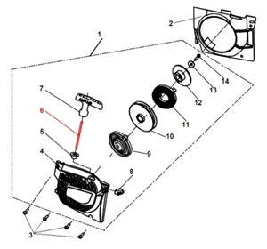 Шнур стартера Champion 3,5мм C6002 - фото 33642