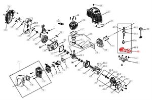 Бак топливный T252/256 комплект 026254100 - фото 33661