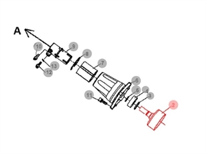 Ж163 Барабан сцепления PP126/T261,264 с неразъемной штангой 02020050036 - фото 33681