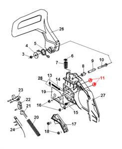 Я32 Гайка крышки шины Champion 137/142 1400007 - фото 33710