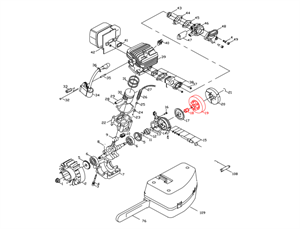 Х48 звездочка ведущая б/п Champion 255 - фото 33735